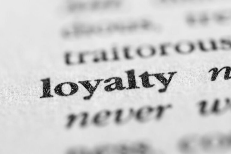 Loyalty in the dictonary