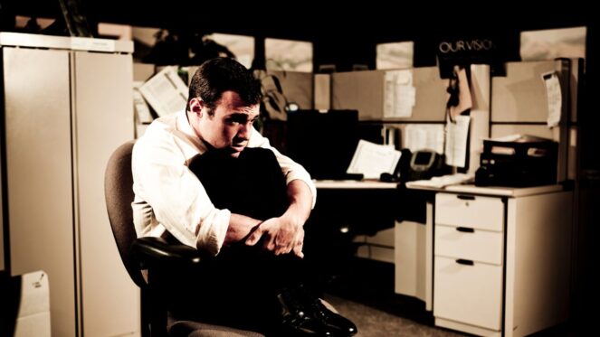 man riddled with insecurities