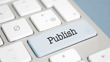 How to publish a book, button that says publish