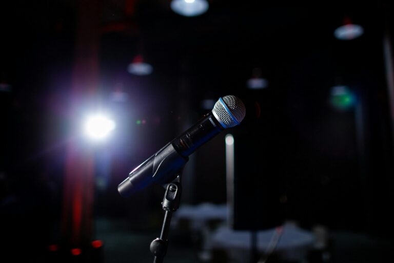 Microphone Opening Lines for a speech
